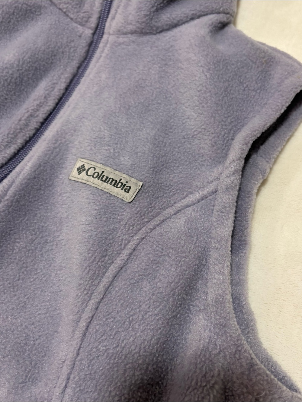 Columbia Women's Purple Full Zip Vest Size Small